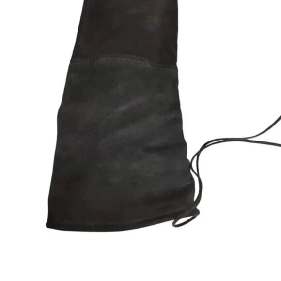 Stuart Weitzman Lowland Over the Knee Boots Suede BrownTie Size 5 - Picture 4 of 12